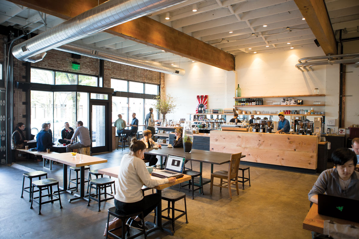 The interior of Cup & Bar. (Photos by Cory Eldridge.)