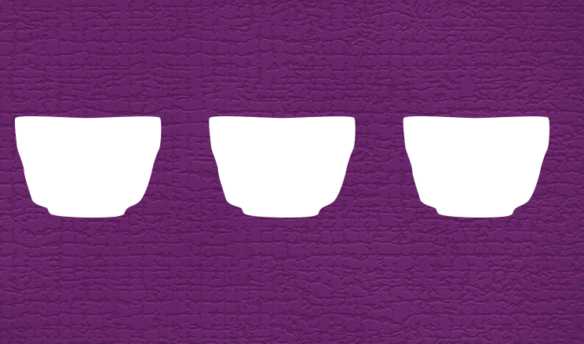 cupping coffee